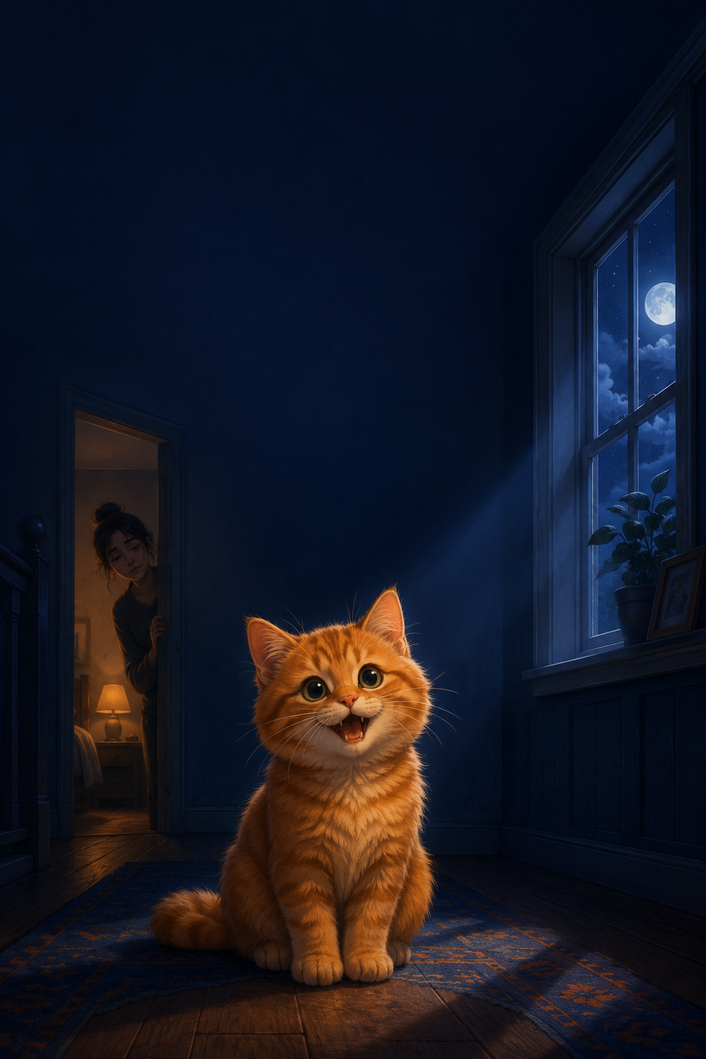 Why Does My Cat Meow All Night? — Complete Guide to Stop Nighttime Meowing (Instant PDF Download)