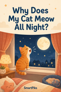 Why Does My Cat Meow All Night? — Complete Guide to Stop Nighttime Meowing (Instant PDF Download)